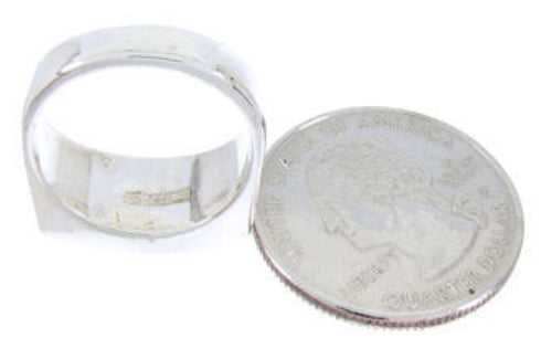 Sterling Silver Turquoise Southwest Ring Size 6-3/4 Jewelry IS68282